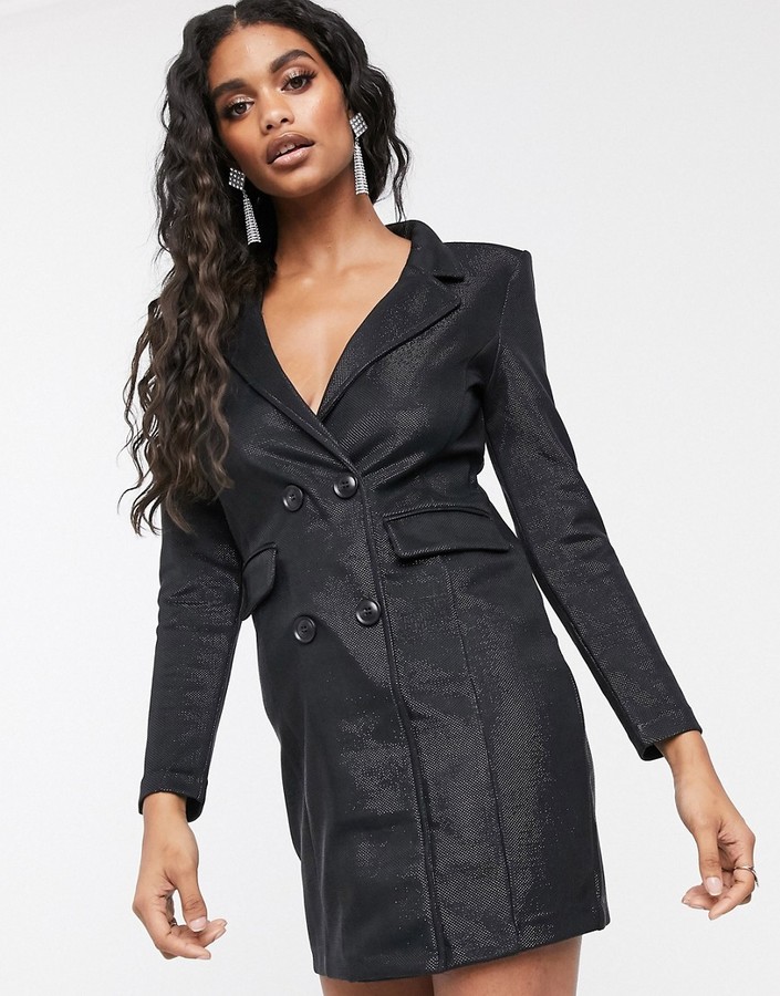 ASOS Ivyrevel blazer mini dress in black