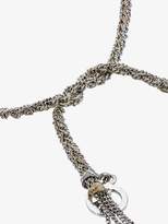 Thumbnail for your product : Carolina Bucci Silk and 18kt Gold Lucky Peace Charm Bracelet