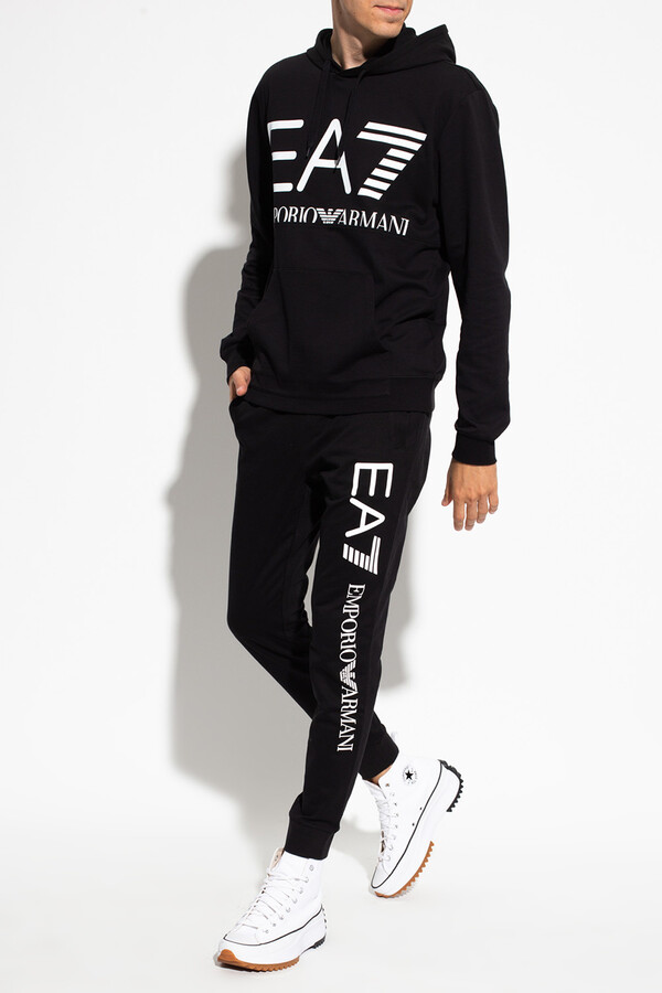 EA7 Emporio Armani Sweatpants With Logo Men's Black - ShopStyle Activewear  Pants