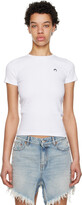 Thumbnail for your product : Marine Serre White Mini Fit T-Shirt