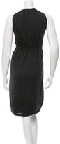 Thumbnail for your product : Brunello Cucinelli Cashmere & Silk-Blend Sleeveless Dress