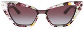 Thumbnail for your product : Dolce & Gabbana 29MM Floral Cat Eye Sunglasses