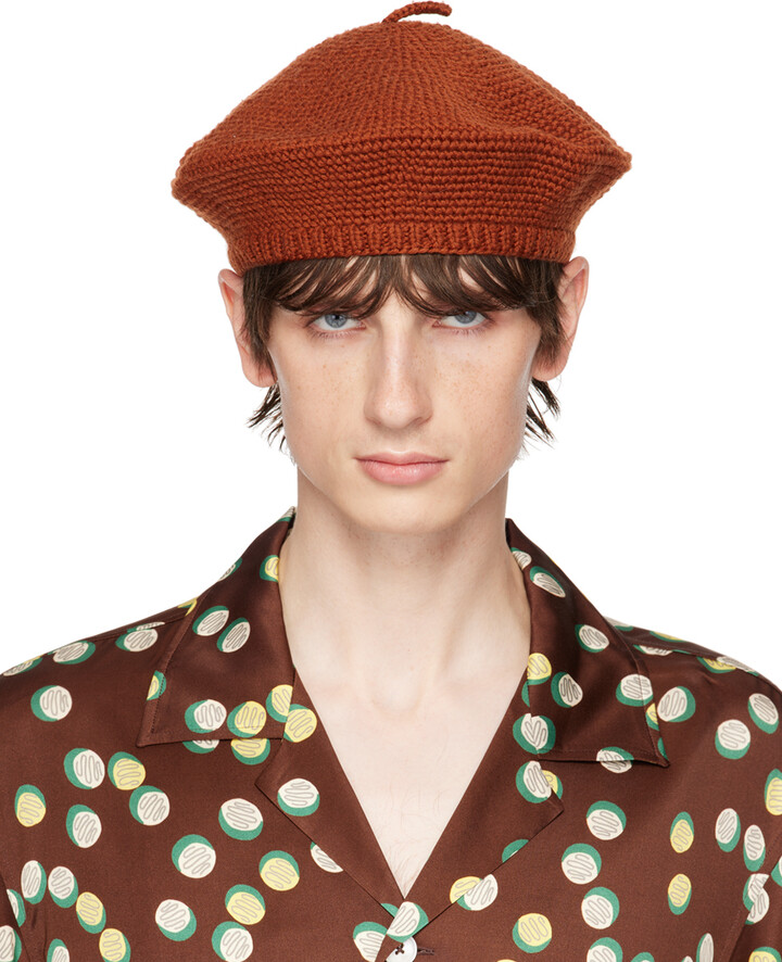 Bode Suede Rickrack Hat バケットハット Bode Suede Rickrack Hat バケットハット