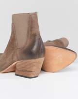 Thumbnail for your product : Hudson Hudson London Malia Taupe Suede Ankle Boots