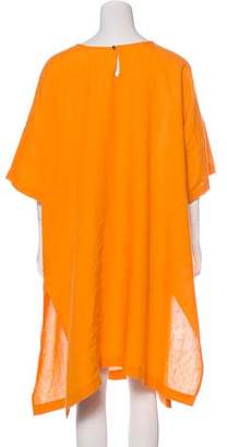 eskandar Linen Knee-Length Shirt Dress