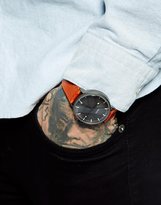 Thumbnail for your product : Tsovet Watch With Brown Leather Strap SC221011