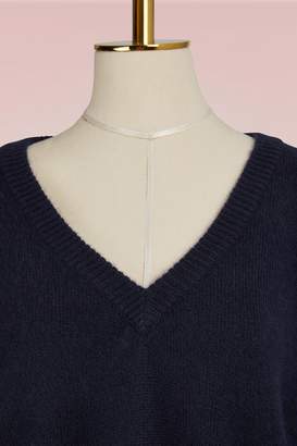 The Row Cappi cashmere and silk top
