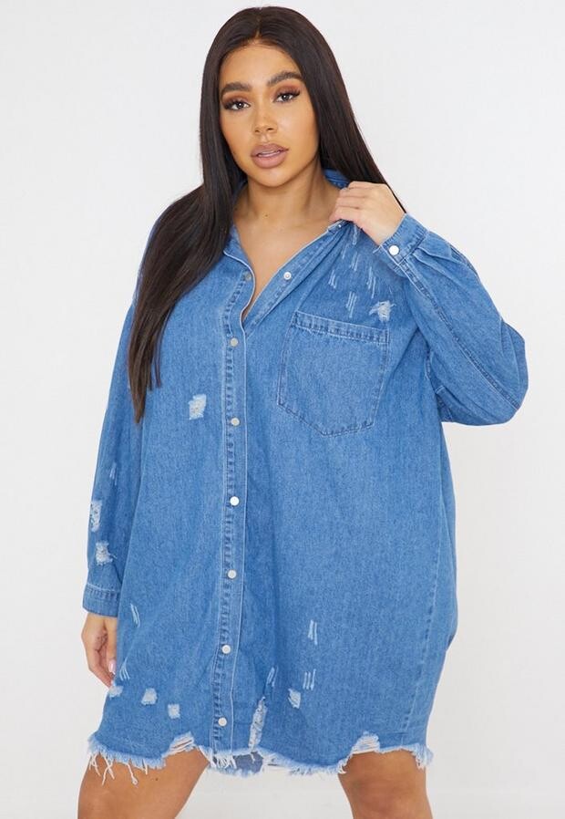 Denim Dress | Shop the world's largest collection of fashion | ShopStyle