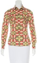 Thumbnail for your product : Tory Burch Floral Print Button-Up Top