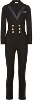 Thumbnail for your product : Moschino Textured-knit cotton-blend jumpsuit