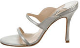 Thumbnail for your product : Jimmy Choo Metallic Slide Sandals