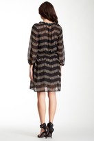 Thumbnail for your product : Daniel Rainn 3/4 Length Sleeve Printed Dress