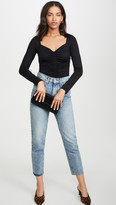 Thumbnail for your product : Susana Monaco Long Sleeve Cinched Front Top