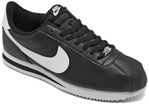 black leather cortez shoes