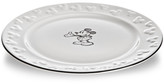 Thumbnail for your product : Disney Gourmet Mickey Mouse Dinner Plate - White/Black