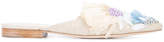 Thumbnail for your product : DELPOZO embellished flat mules