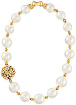 Thumbnail for your product : Jose & Maria Barrera Gold-Plated & Pearl Beaded Necklace