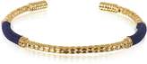 Thumbnail for your product : Aurélie Bidermann Soho Serpent 18K Gold-Plated Bangle w/Marin Thread