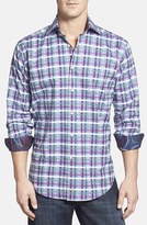 Thumbnail for your product : Thomas Dean Regular Fit Gingham Twill Sport Shirt