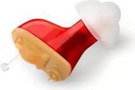 CHOSGO Clear102 Noise Cancelling Personal Sound Amplifiers, In-the-Canal Hearing Amplifier for Seniors Seen on TV, 1 Red/Right