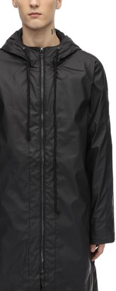 DIM MAK COLLECTION Embroidered Rubberized Raincoat