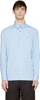Thumbnail for your product : Raf Simons Blue Embroidered Logo Shirt
