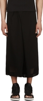 Thumbnail for your product : MA Julius Back Cropped Wide-Leg Hybrid Trousers