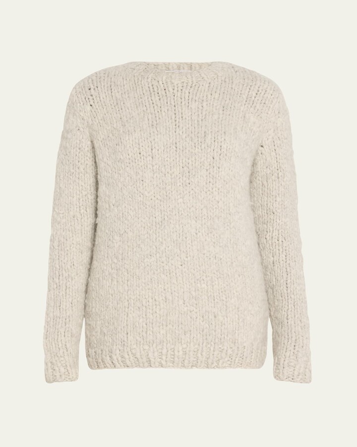 Gabriela Hearst Lawrence Cashmere Crewneck Sweater