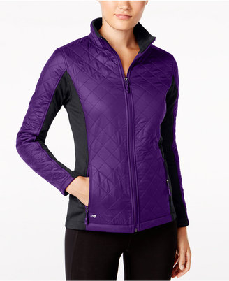 Ideology Colorblocked Quilted Jacket, Only at Macy's
