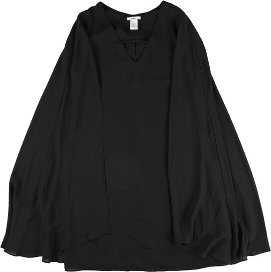 Bar III barIIIWomensCapeSheathDress,deepblack,Medium