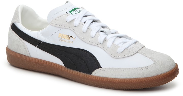 puma super liga og retro leather & suede sneaker