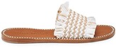 Thumbnail for your product : Miu Miu Crystal-Embellished Raffia Sandals