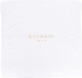 Thumbnail for your product : Balmain Kids Debossed-Logo Cotton Blanket
