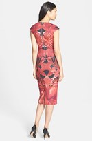 Thumbnail for your product : Ted Baker 'Jungle Orchid' Print Neoprene Midi Dress