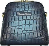 Thumbnail for your product : Anuschka 668 Zip Around Travel Organizer (Croc Embossed Sapphire) Bags