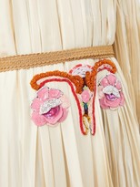 Thumbnail for your product : Gucci Gardenia Uterus-applique Silk-satin Gown - Ivory