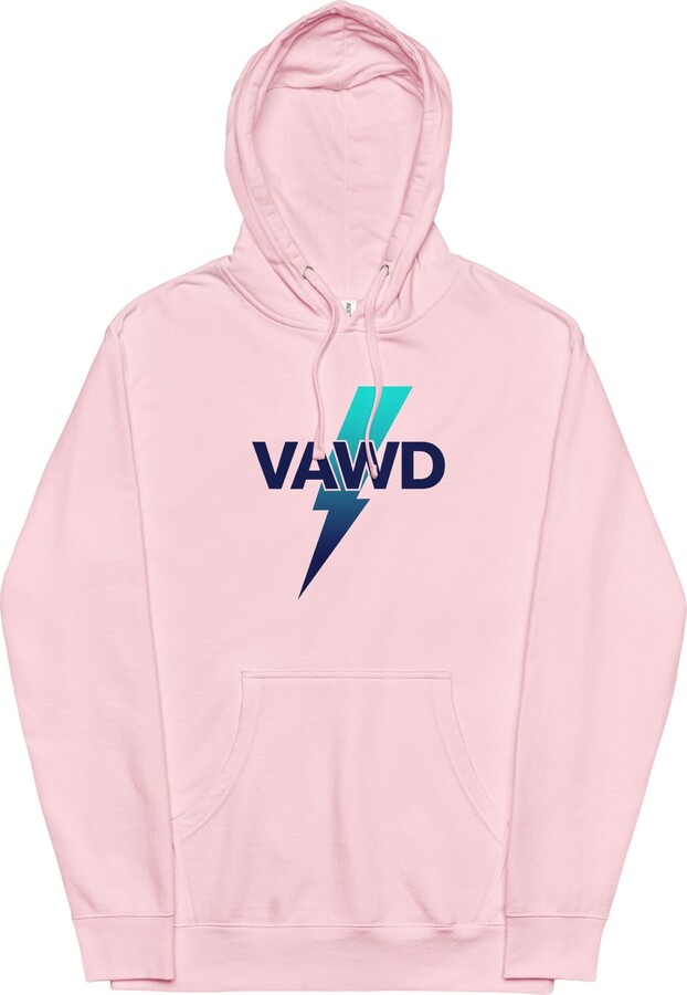 VAWDesigns Lightning Bolt Logo Hoodie-Alpine Green/S
