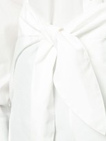 Thumbnail for your product : Y's Collarless Tie-Waist Shirt