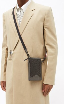 Christian Louboutin Loubilab Techno Leather & Canvas Cross-body Bag