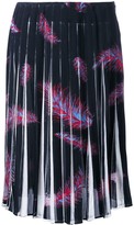 Thumbnail for your product : Emilio Pucci 'Feathers Print Crepe de Chine' skirt