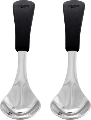 Avanchy Baby's Stainless Steel & Silicone Spoons, Set of 2