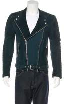 Thumbnail for your product : Balmain Suede Moto Jacket