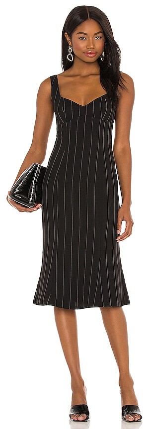 Pinstripe midi dress Clearance
