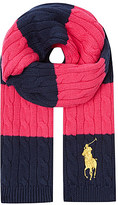 Thumbnail for your product : Ralph Lauren Rugby striped scarf