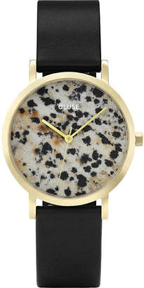 Cluse CL40105 La Roche Petite gold and dalmatian stone watch