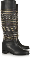 Thumbnail for your product : Christian Louboutin Rom Chic 60 spiked leather knee boots