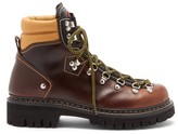 Thumbnail for your product : DSQUARED2 Cervino Leather Hiking Boots - Brown