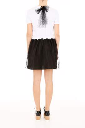 RED Valentino Jersey And Tulle Dress