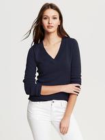 Thumbnail for your product : Banana Republic Silk-Cotton Essential Vee