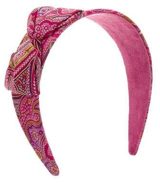 Etro Printed Woven Headband